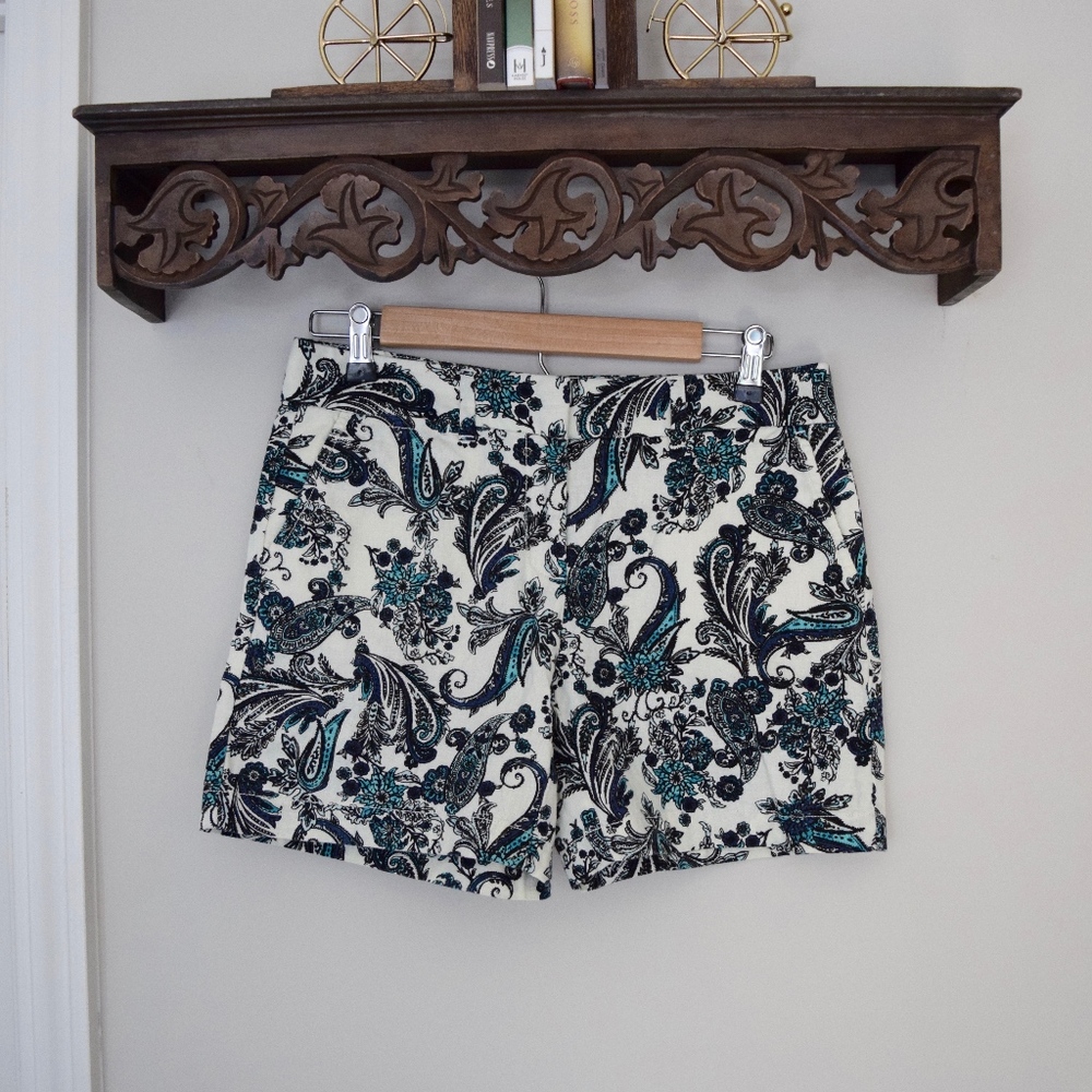 {Loft} Paisley Shorts